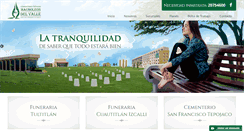 Desktop Screenshot of mausoleosdelvalle.com